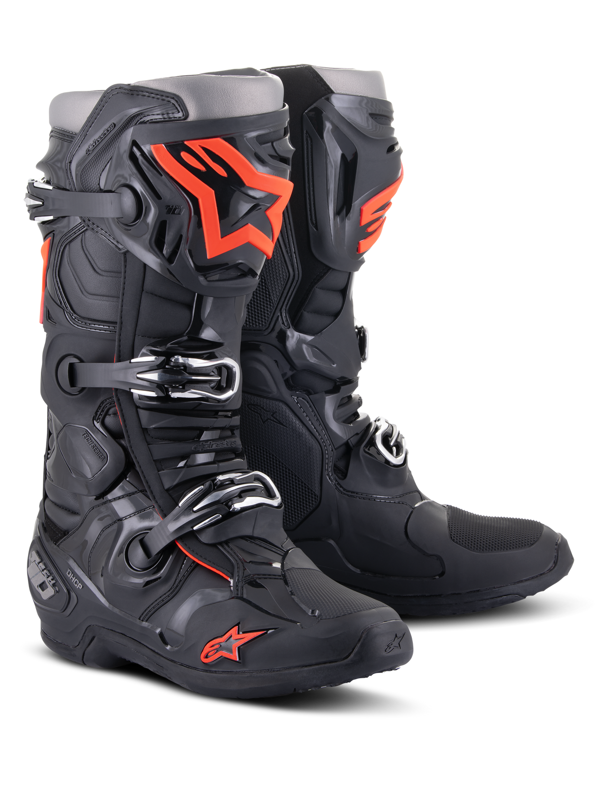TECH-10 BLACK RED FLUO