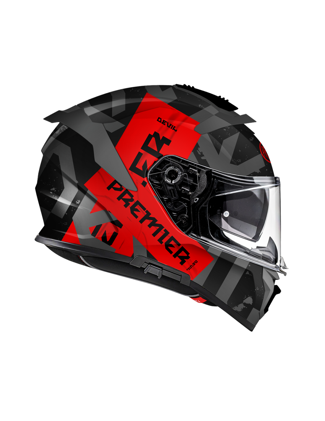 PREMIER DEVIL TP17BM NERO OPACO ROSSO