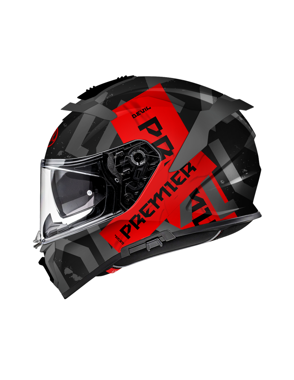 PREMIER DEVIL TP17BM NERO OPACO ROSSO