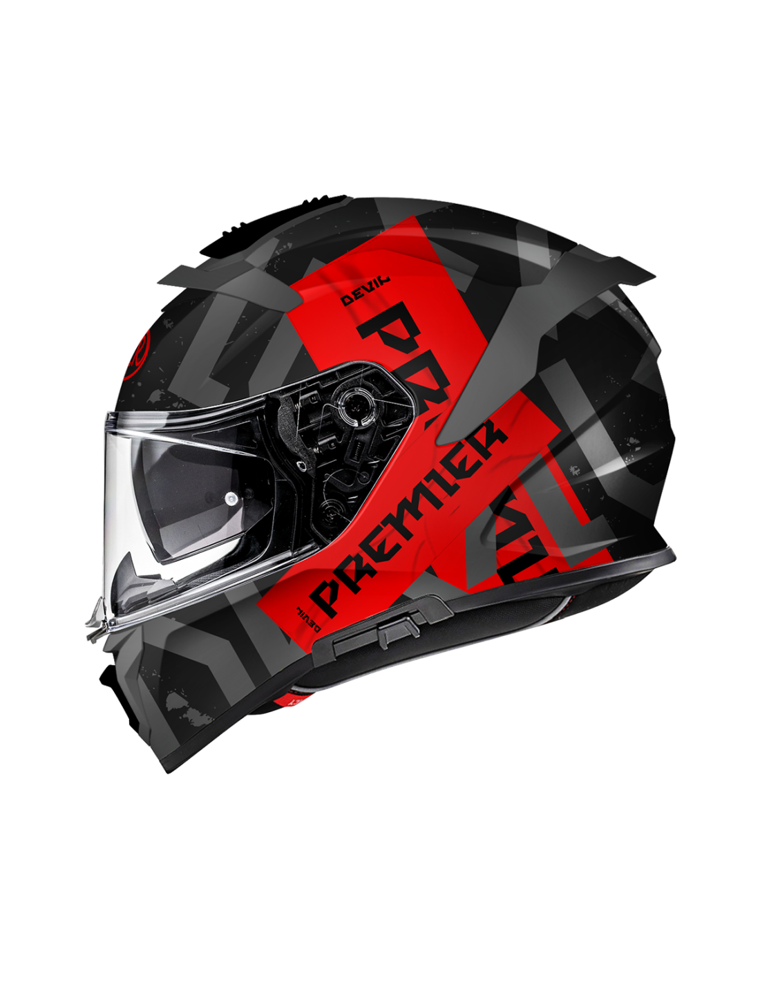 PREMIER DEVIL TP17BM NERO OPACO ROSSO