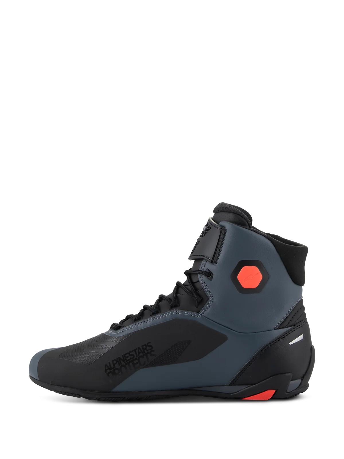 ALPINESTARS FASTER-4SHOES GRAY RED FLUO
