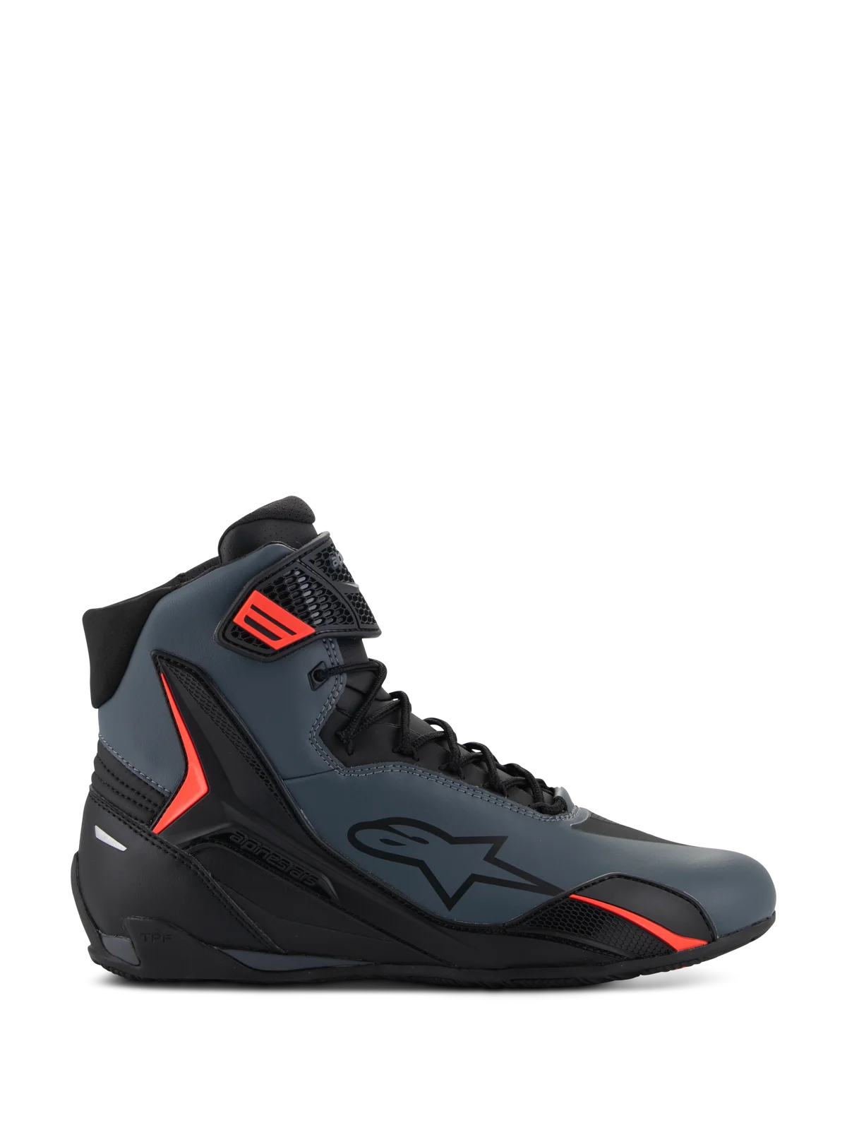 ALPINESTARS FASTER-4SHOES GRAY RED FLUO