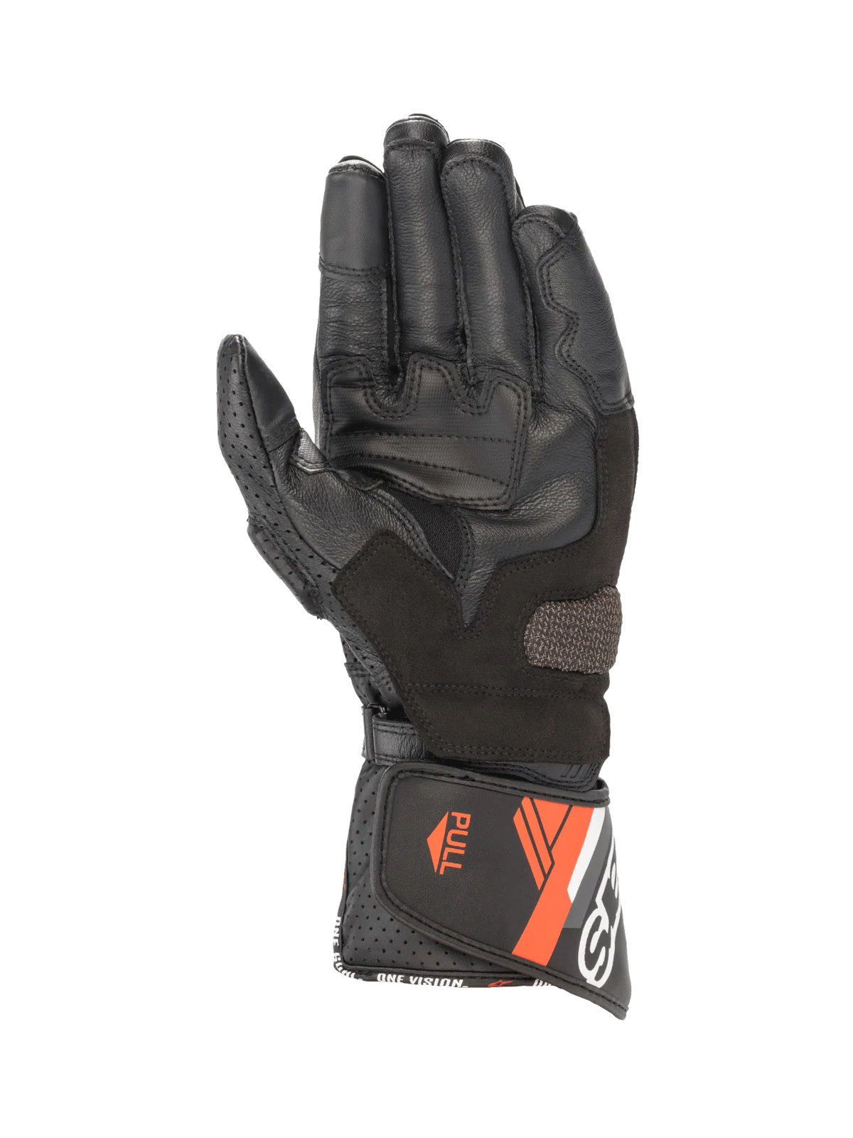 SP-8 V3 GLOVES BLACK RED FLUO