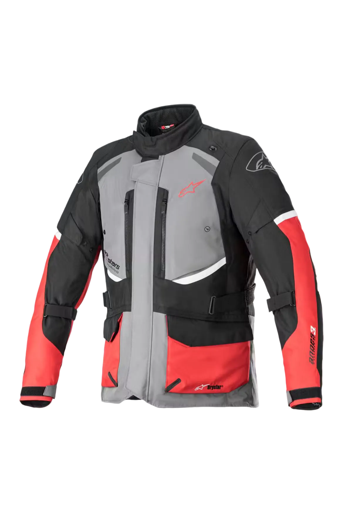 ALPINESTARS ANDES V3 DRYSTAR JACKET DARK GREY BLACK BRIGHT RED