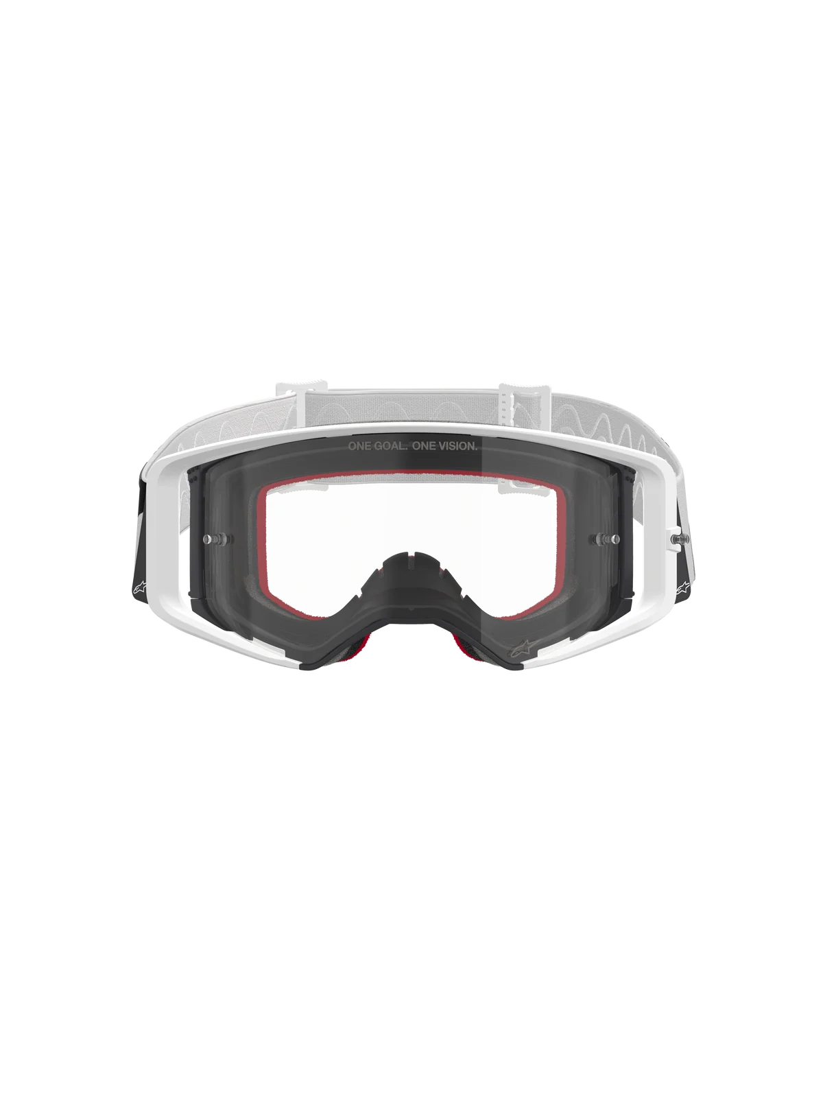 ALPINESTARS SUPERTECH CORP GOGGLE WHITE CLEAR