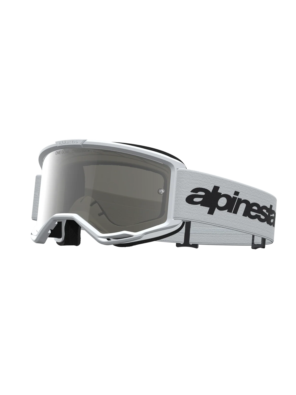 VISION 3 WORDMARK GOGGLE WHE BK MIR SILV