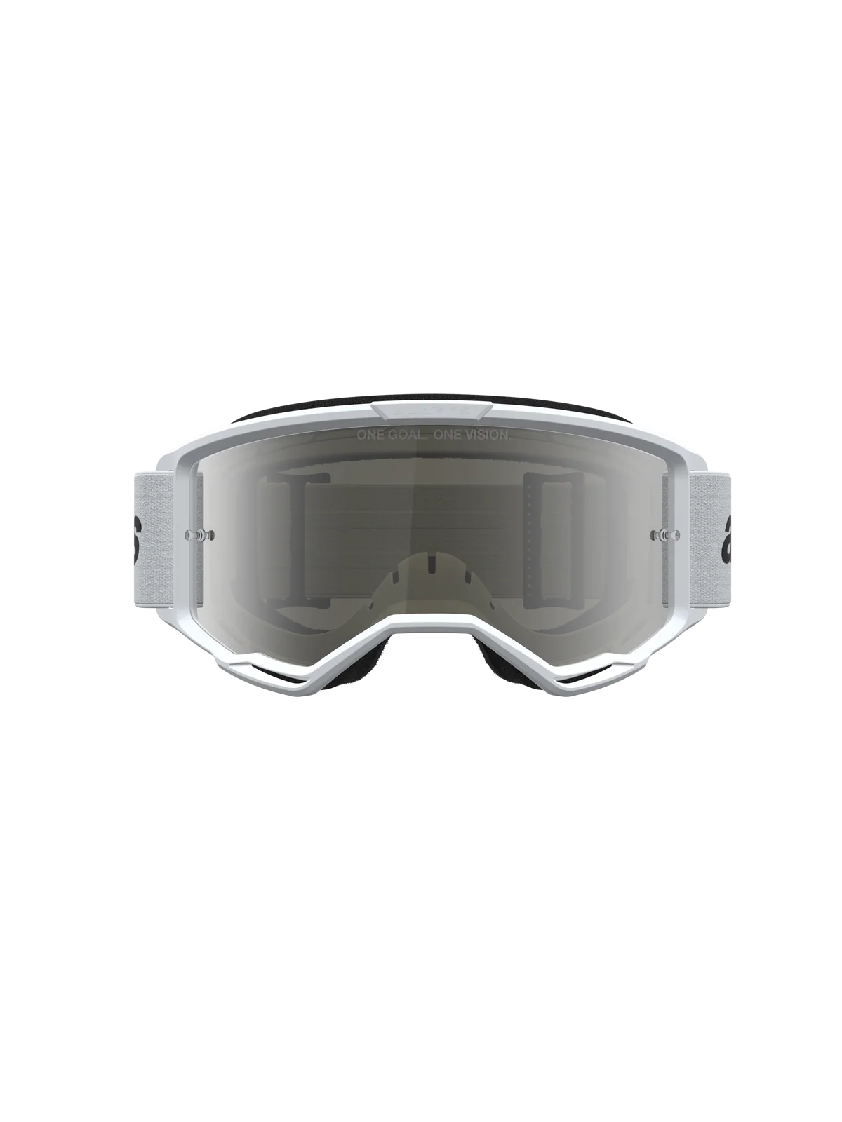 VISION 3 WORDMARK GOGGLE WHE BK MIR SILV