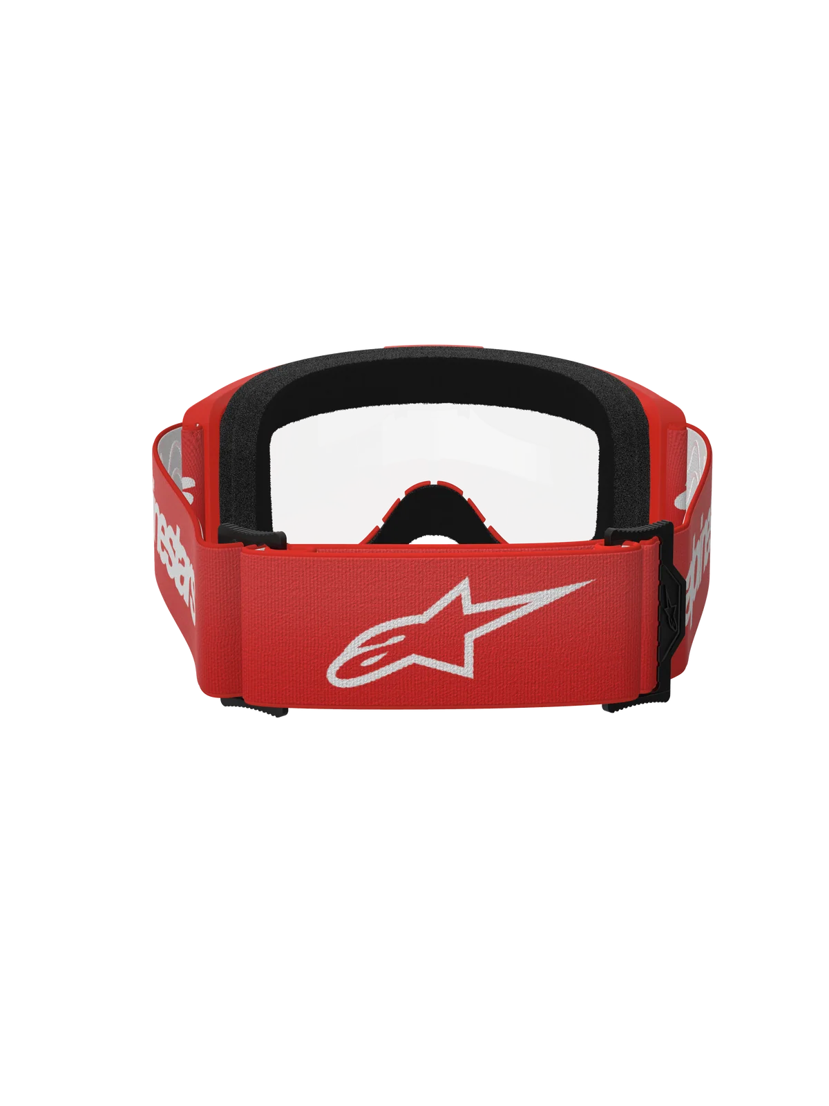 VISION 3 WORDMARK GOGGLE RED CLEAR
