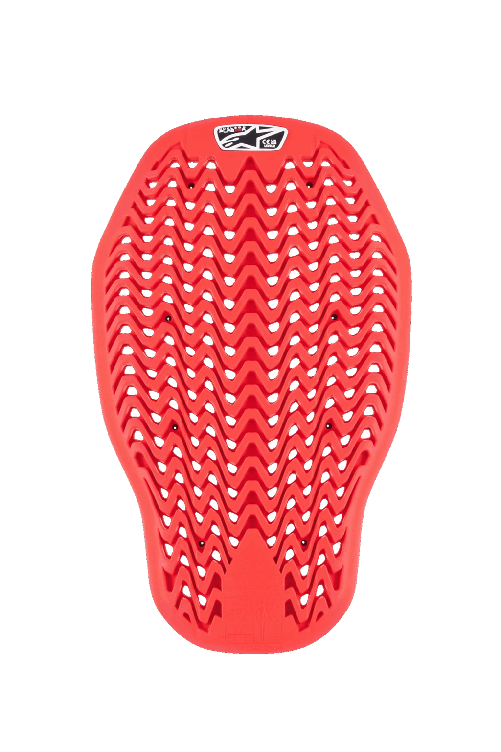 NUCLEON PLASMA BACK PROTECTOR INSERT - RED BLACK