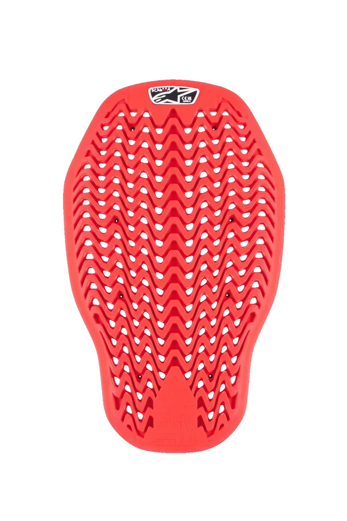 NUCLEON PLASMA BACK PROTECTOR INSERT - RED BLACK