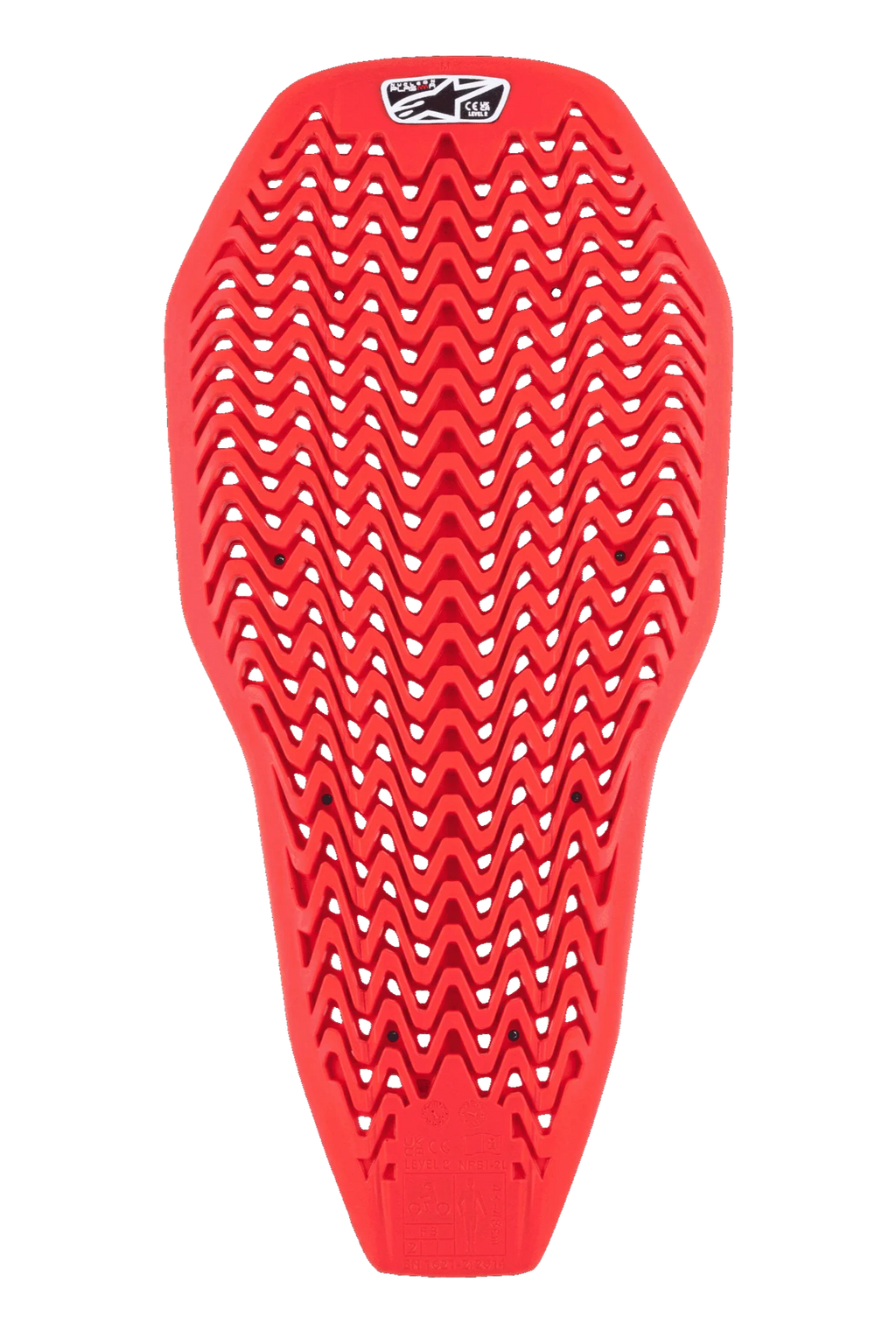 ALPINESTARS NUCLEON PLASMA FULL BACK PROTECTOR INSERT - RED BLACK