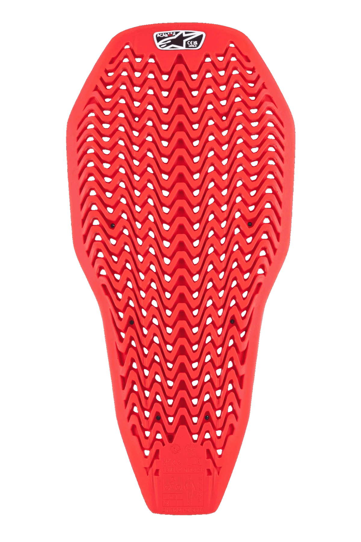 ALPINESTARS NUCLEON PLASMA FULL BACK PROTECTOR INSERT - RED BLACK