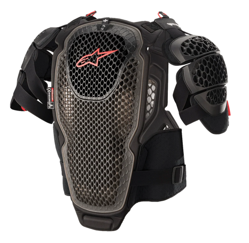 ALPINESTARS A-6 CHEST PROTECTOR BLACK ANTHRACITE RED