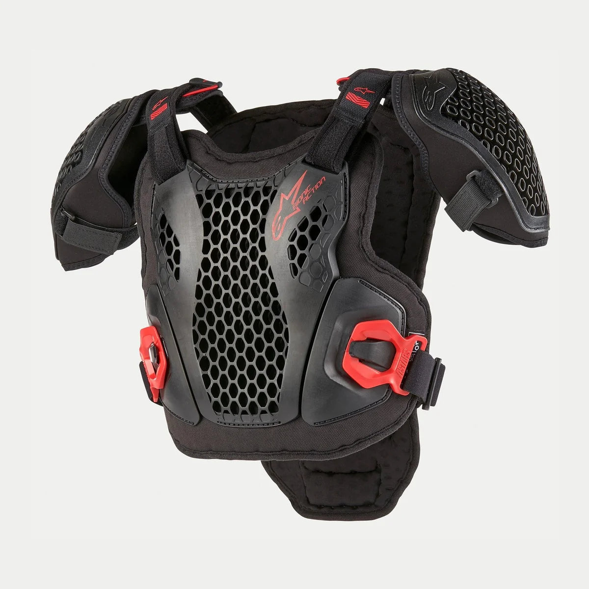 BIONIC ACTION YOUTH CHEST PROTECTOR BLACK RED