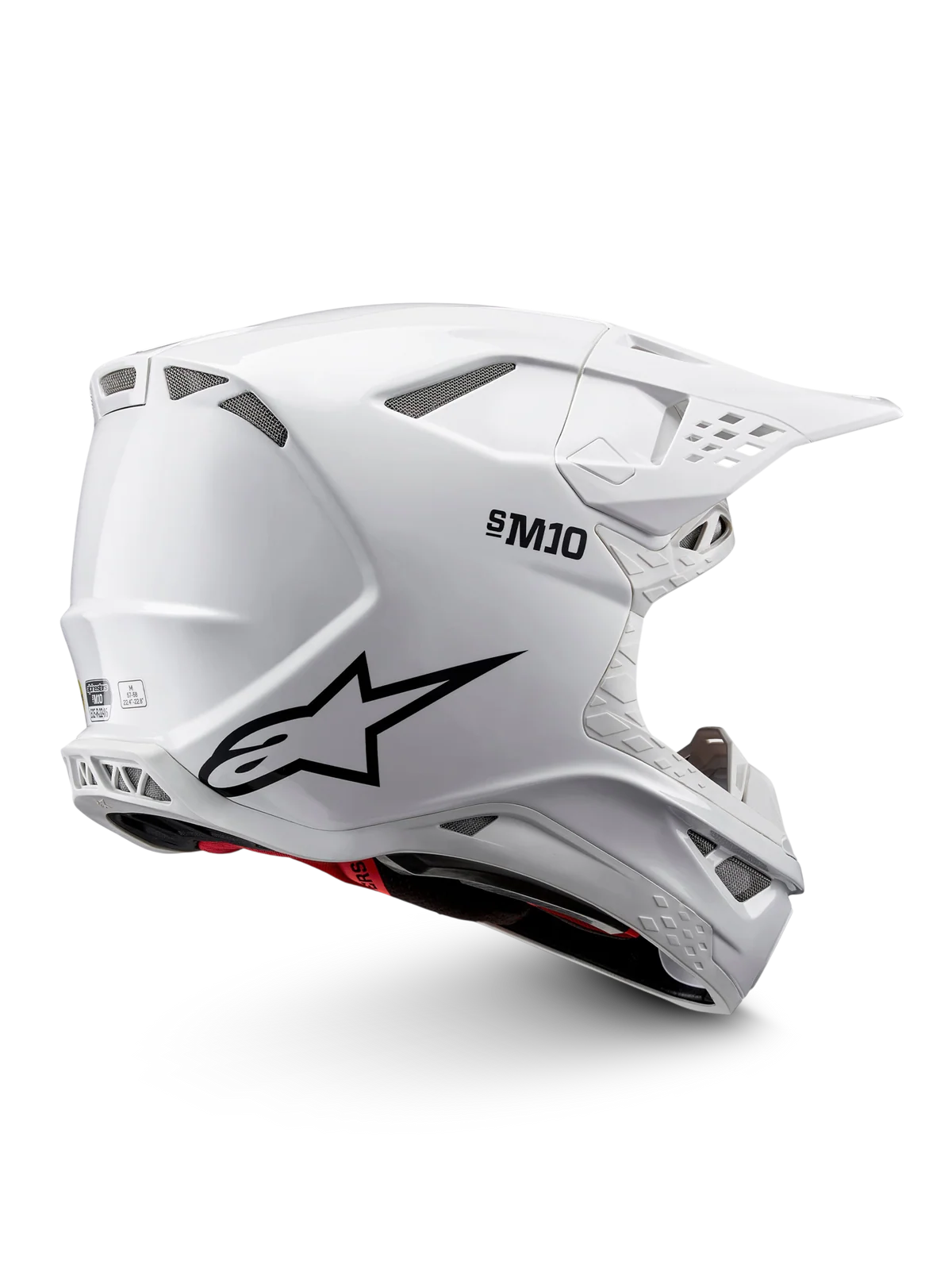 SUPERTECH S-M10 SOLID HELMET ECE 22.06 - WHITE GLOSSY