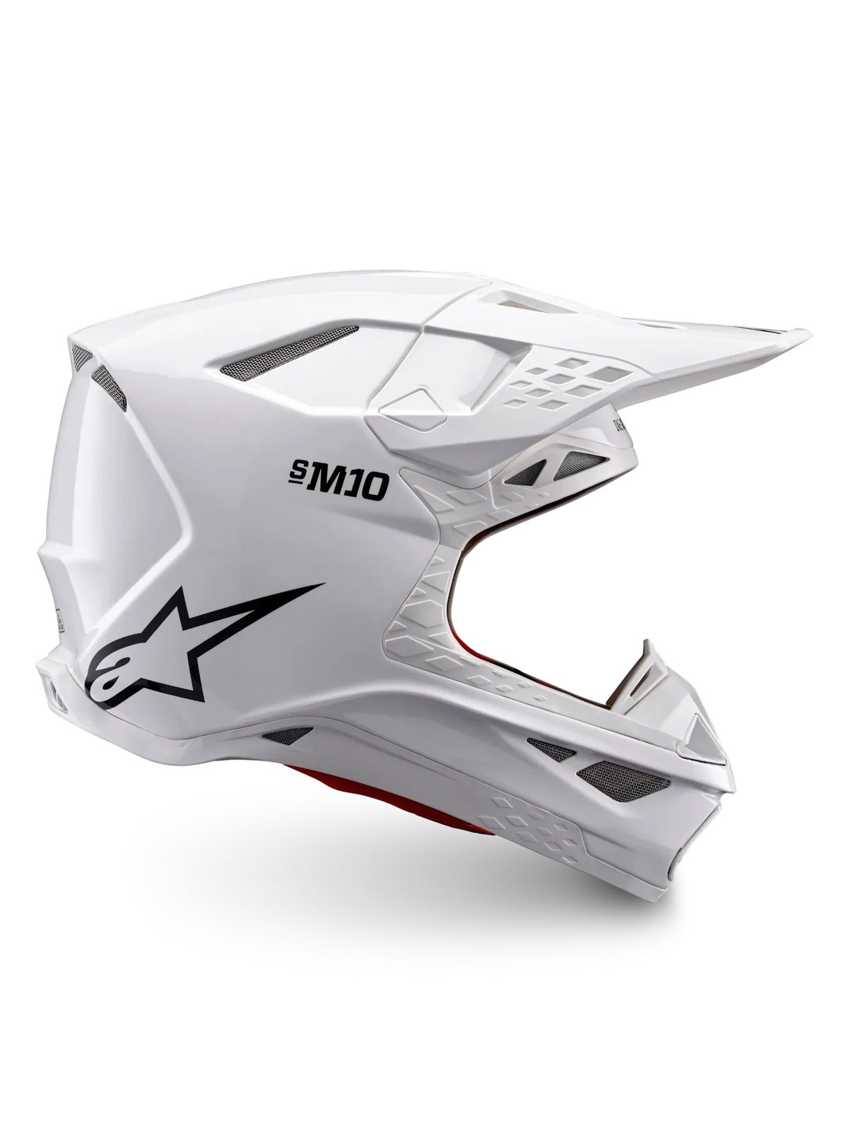 SUPERTECH S-M10 SOLID HELMET ECE 22.06 - WHITE GLOSSY