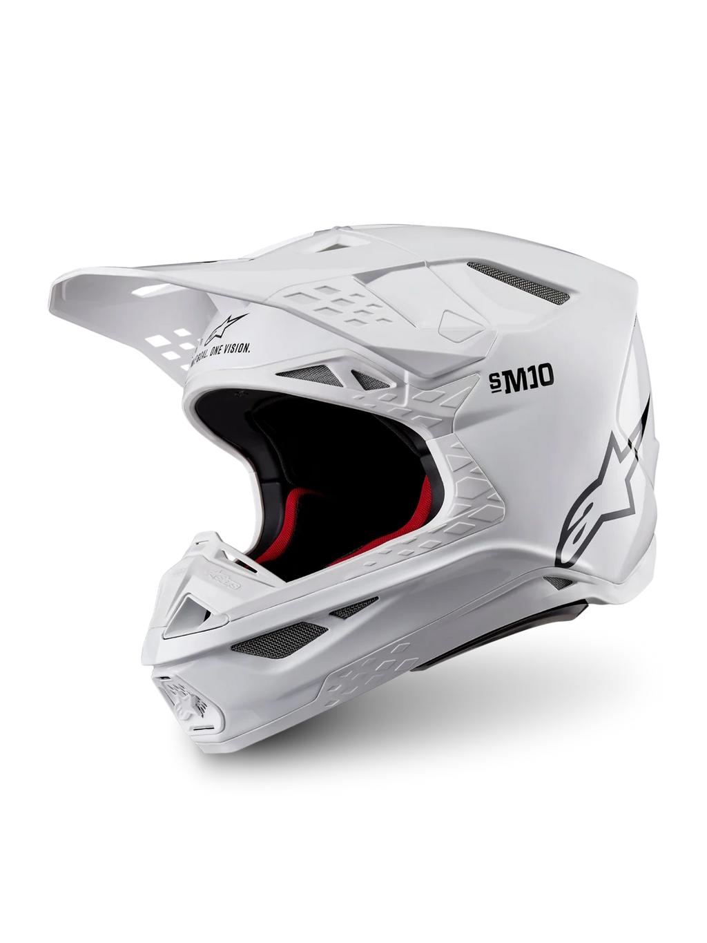 SUPERTECH S-M10 SOLID HELMET ECE 22.06 - WHITE GLOSSY