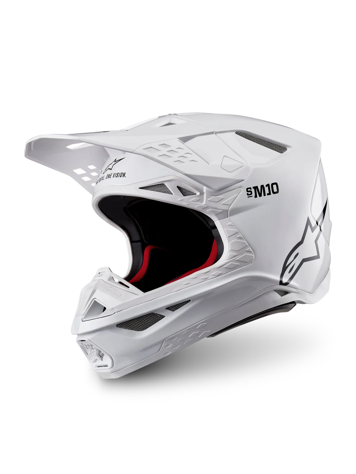 SUPERTECH S-M10 SOLID HELMET ECE 22.06 - WHITE GLOSSY