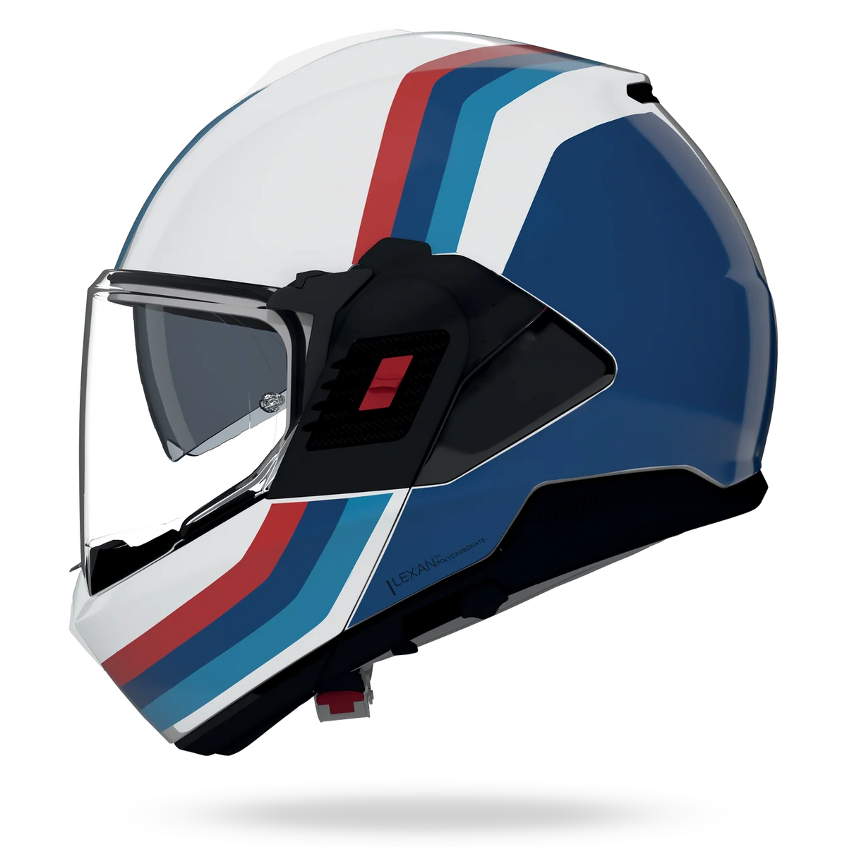 NOLAN N120-1 LINEO 347 BIANCO BLU ROSSO