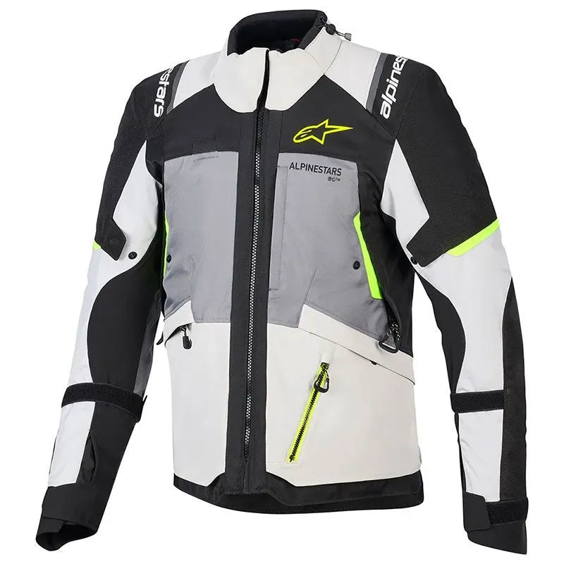 ANDES V4 DRYSTAR JACKET DARK GREY YELLOW FLUO