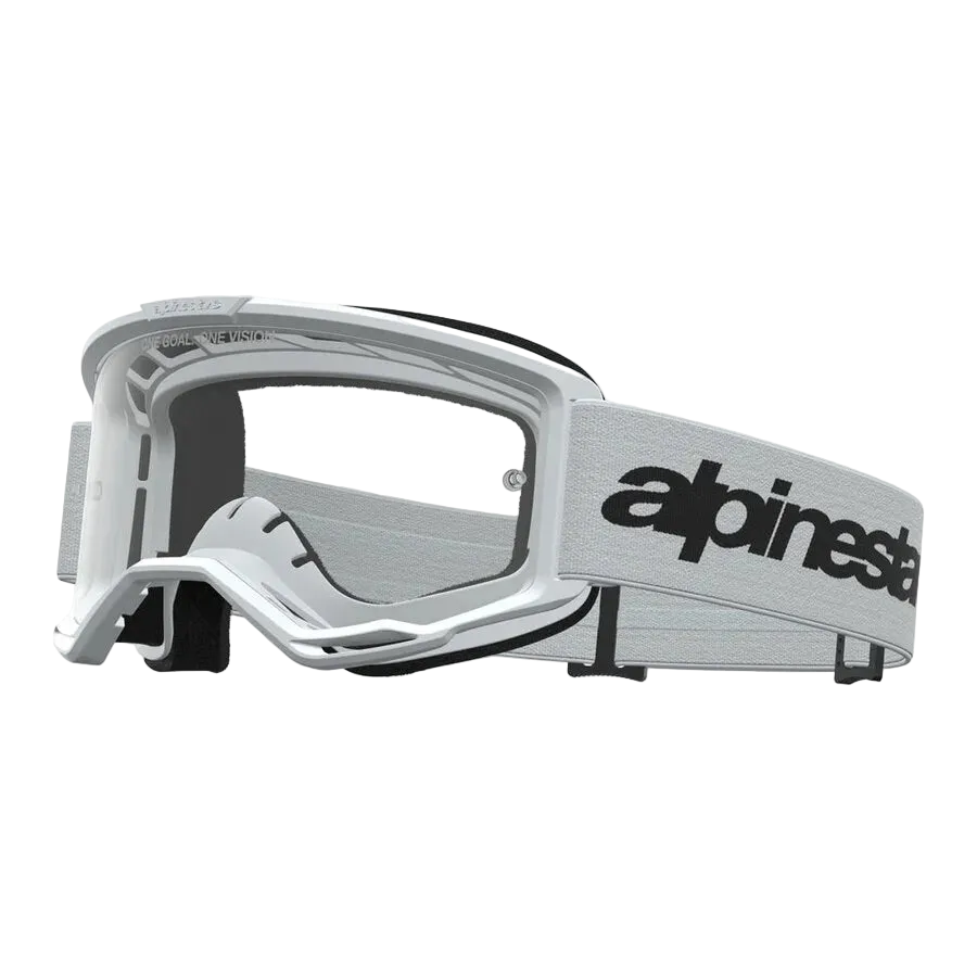 VISION 3 WORDMARK GOGGLE WH BLK CLEAR