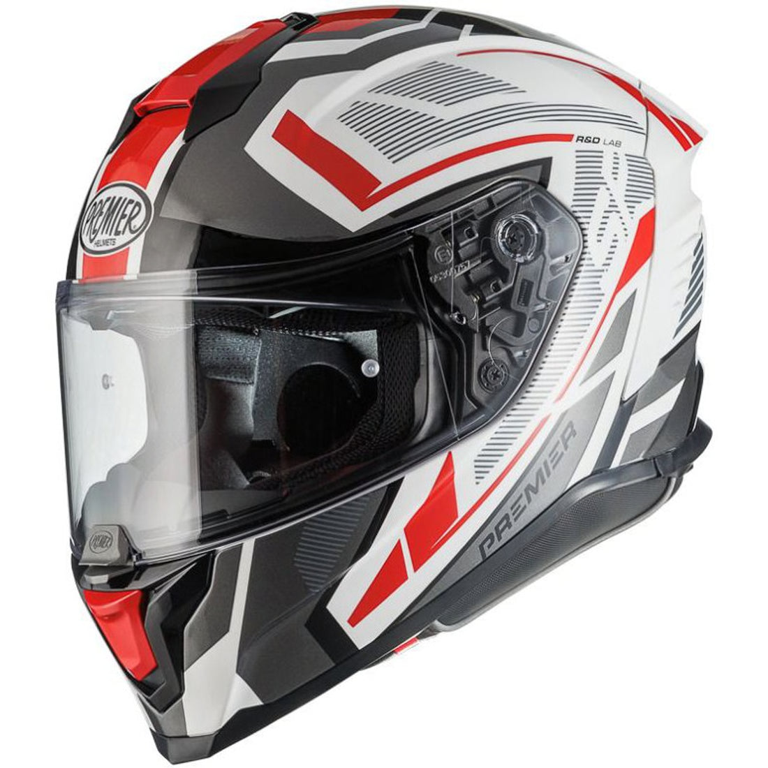 PREMIER HYPER HP2 WHITE GREY RED GLOSS